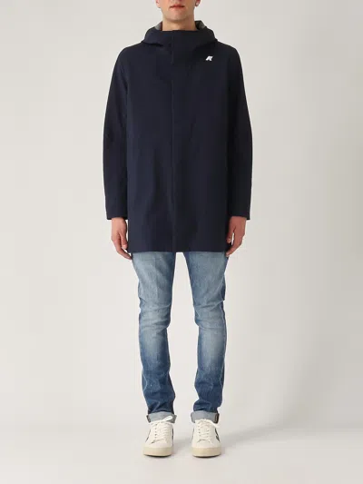 K-way Duke Bonded Jacket In Navy