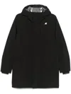 K-way Tommy Bonded Raincoat In Black