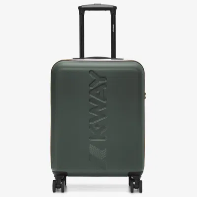 K-way Trolley Small In Green Blackish Bl