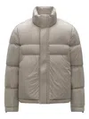 K-way Padded Quilted Bomber Jacket Pockets In Gray