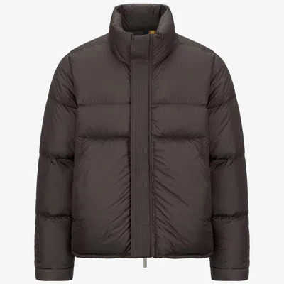 K-way Tuill Thermo Jacket In Brown