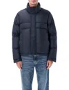 K-way Tuill Thermo Microfiber Down Jacket In Blue