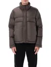 K-way Tuill Thermo Microfiber Down Jacket In Brown
