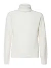 K-way Turtleneck Sweater In White
