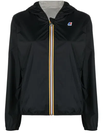 K-way Le Vrai Claude 3.0 Packable Raincoat In Black