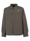 K-way Umbert Plain Warm Short Jacket In Green