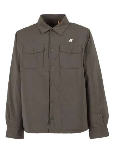 K-WAY UMBERT PLAIN WARM SHORT JACKET