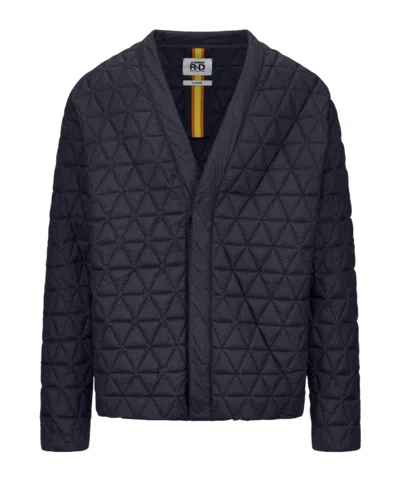 K-way V-neck Casual Jacket In Black