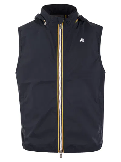 K-way Le Vrai 4.0 Rouland Warm Water Repellent Vest In Blue