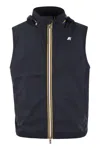 K-way Le Vrai 4.0 Rouland Warm Water Repellent Vest In Blue