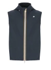 K-way Technical Fabric Jacket With Removable Hood In Blue