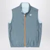 K-way K Way Valen Plus.2 Reversible Vest Blue/green In Multicolor