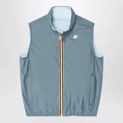 K-WAY VALEN PLUS.2 REVERSIBLE VEST BLUE/GREEN