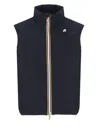 K-way Technical Fabric Jacket With Removable Hood In Black