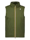 K-way Valen Zip-fastening Gilet In Green