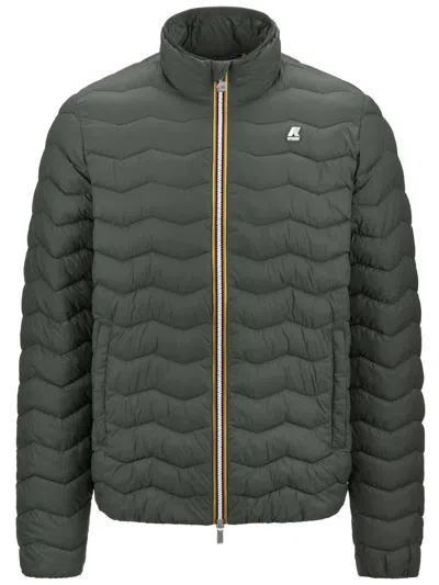K-way Valentine Quilted Warm Clothing In Green