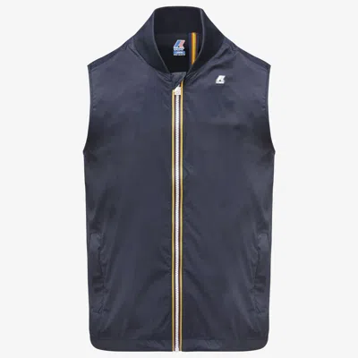 K-way Vally Stretch Nylon Jersey In Blue