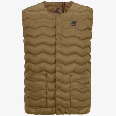 K-way Valty Quilted Warm Diemme In Brown