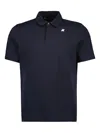 K-way Polo Vincelle Light Stretch Blu In Blue