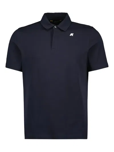K-way Vincelle Cotton Polo Shirt In Blue