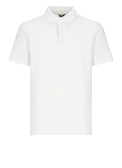 K-way Vincelle Light Stretch White Polo In Bianco Chiari E Naturali