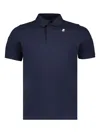 K-way Polo Vincelle Light Stretch Blu In Blue