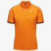 K-way Vibrant Orange Contrast Detail Polo