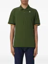 K-way Vincent Logo Short-sleeve Polo Shirt In Green
