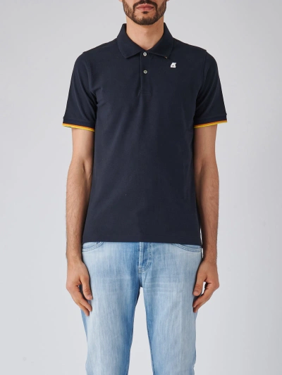 K-way Vincent Polo In Blue Depth