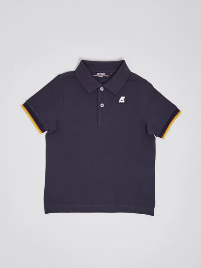 K-way Kids' Vincent Polo In Blu