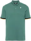 K-way Polo Shirt With Logo In Green