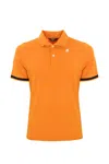 K-way Vincent Polo Shirt In Orange