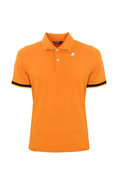 K-way Vincent Polo Shirt Polo Shirt In Orange
