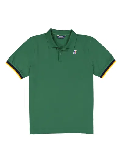 K-way Vincent Shortsleeve Polo Shirt In Green