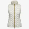 K-way Chic Sleeveless Zip Jacket With Contrast Details