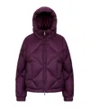 K-way Violet Women's Short Thermo Jacket With Down Insulation In Purple