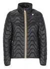 K-way Black Polyamide Jackets & Coat In Black