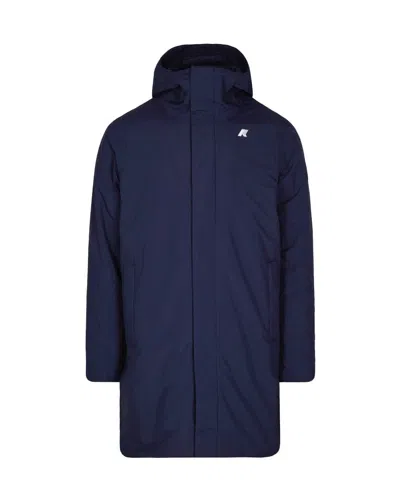 K-WAY WATER-REPELLENT CASUAL JACKET WITH ADJUSTABLE HOOD