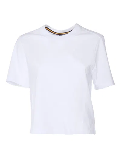 K-way White Amilly T-shirt