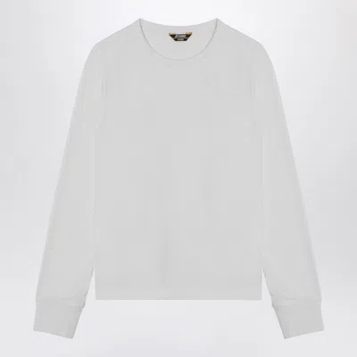K-WAY WHITE COTTON ELMER T-SHIRT