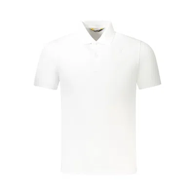 K-way White Cotton Men Polo Shirt