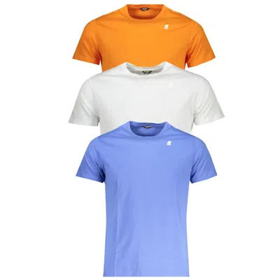 K-way White Cotton Men T-shirt