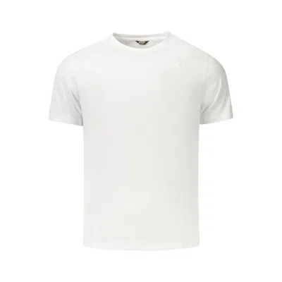 K-way White Cotton Men T-shirt