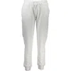 K-way White Cotton Pant In White
