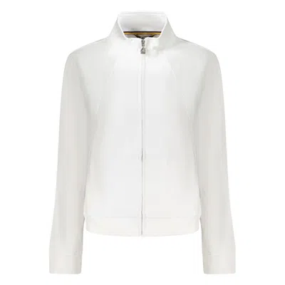 K-way White Cotton Women Sweater