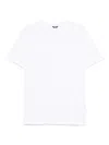 K-way White Crewneck Solid T-shirt In White