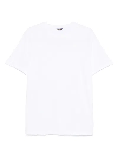 K-way White Crewneck Solid T-shirt