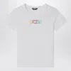K-way White Emel T-shirt With Logo In White