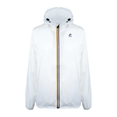 K-way White Folding Waterproof Jacket Le Vrai 4.0 Claude