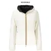 K-way White Nylon Women Jacket